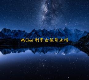 WeChat 刷票会被禁止吗