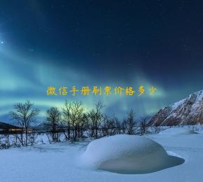 微信手册刷票价格多少